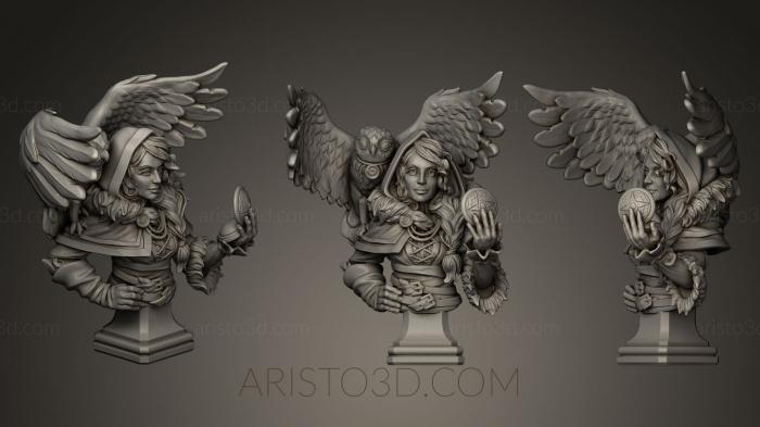 Busts of heroes and monsters (BUSTH_0123) 3D model for CNC machine